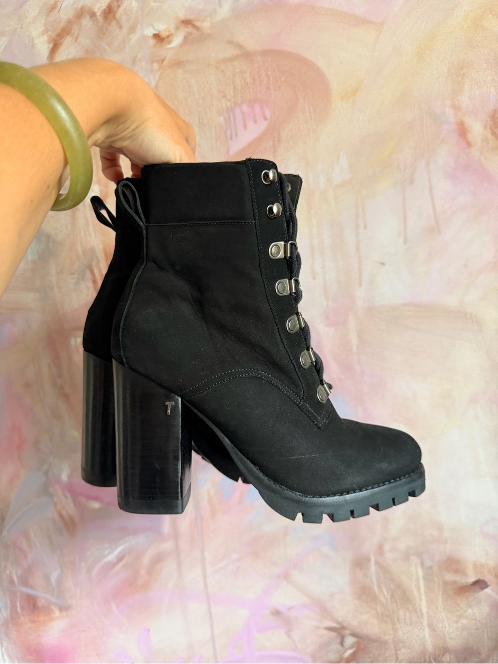 Ted Baker Lace-Up Platform Ankle Boots - Women's